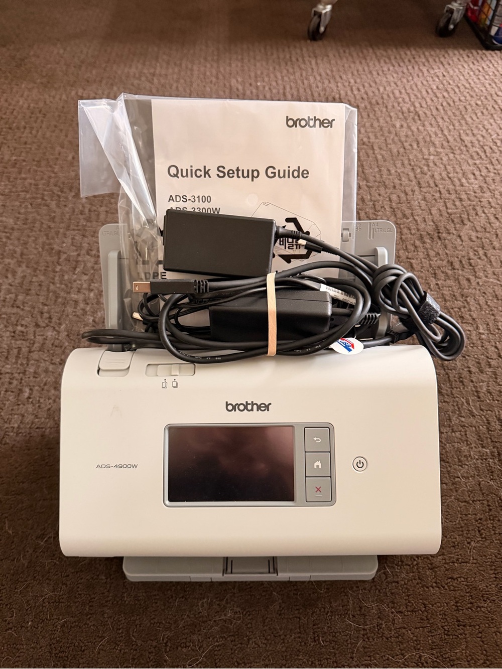 Brother ADS-4900W Wireless Professional Document Scanner – New/Unused